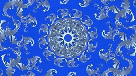background of euro money signs on blue