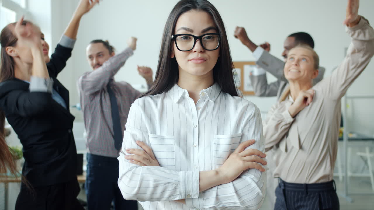 Business Team Celebrating