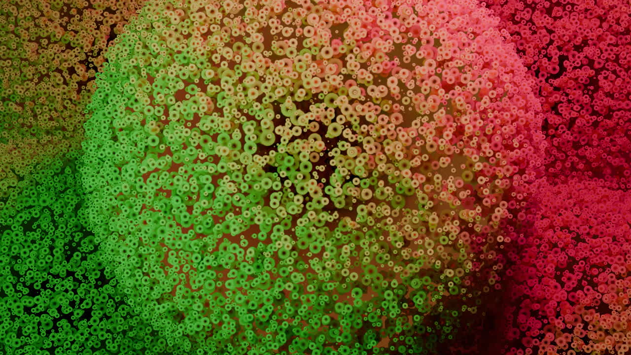 patrón de esfera abstractamente colorido