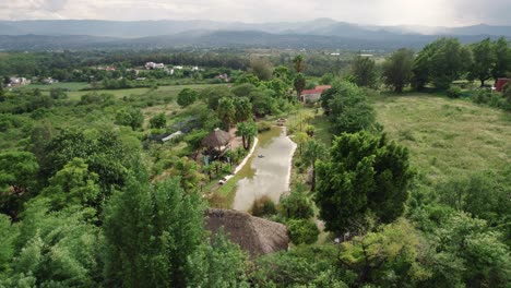 nature tourism along the picturesque etla river in oaxaca, a serene escape into mexico's natural beauty