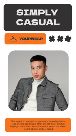 Simply Casual Men's Fashion Campaign