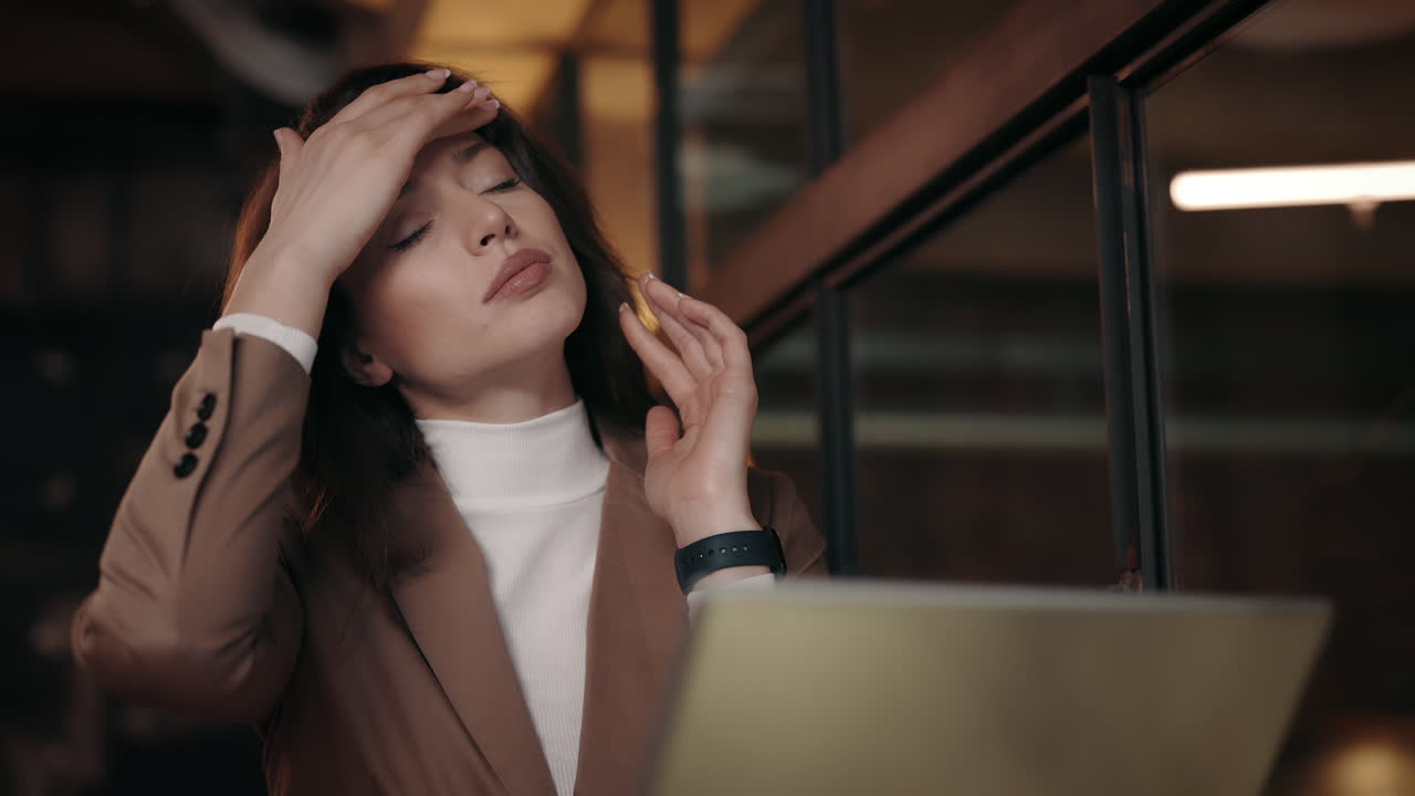 두통으로 사업가