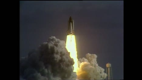 the hubble space telescope is launched with the space shuttle atlantis