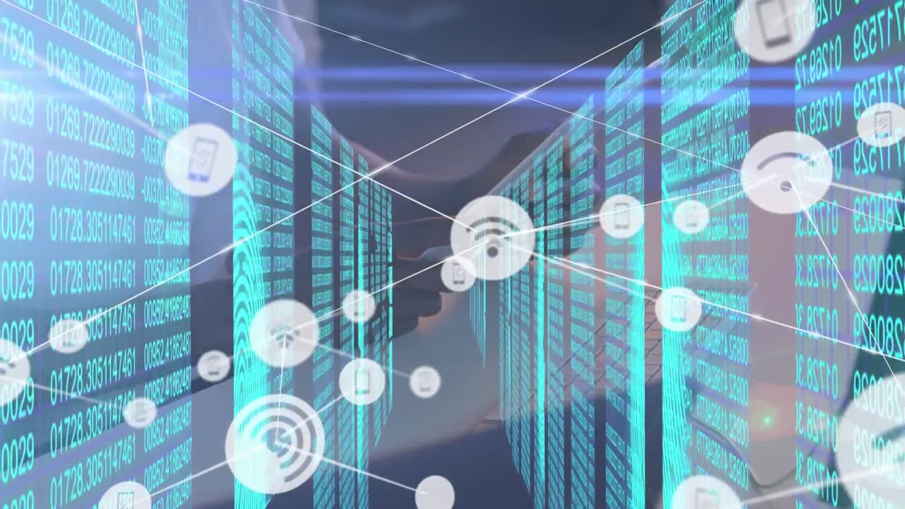 munizioni di reti di connessioni e elaborazione dei dati su persone che utilizzano tablet