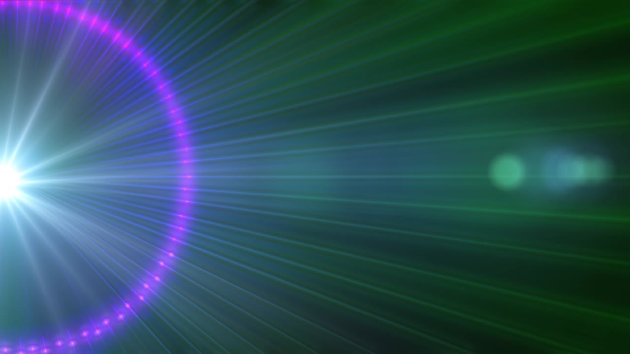 luz de rayos estelares de pulso 4k