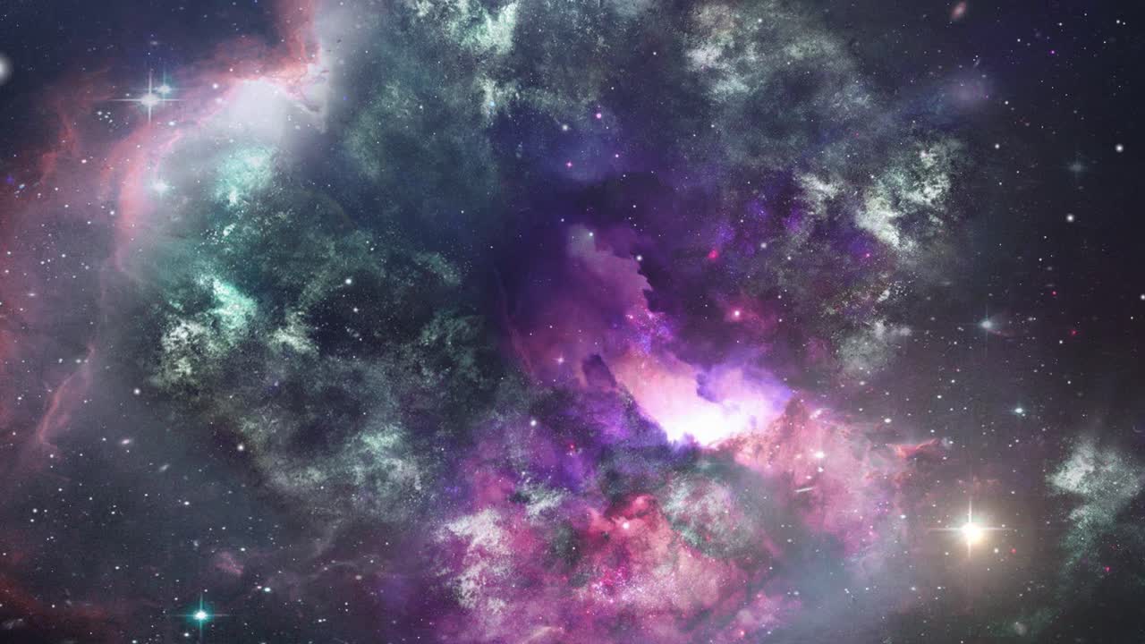 Space Nebula star background 4k