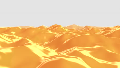 liquid yellow waves on fashion gradient