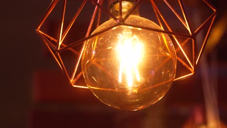 old lamp with protection blurred background macro boken 4k slow motion 60fps