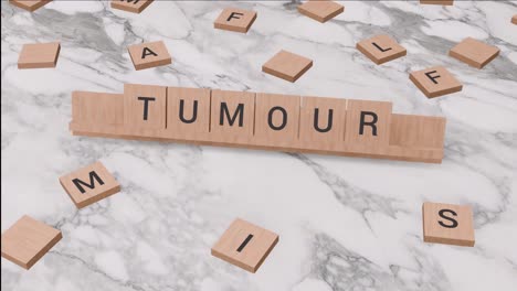 Tumour word on scrabble