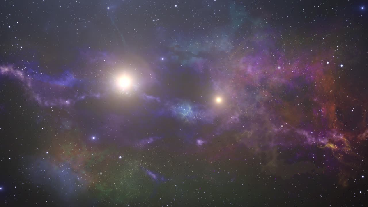 4k space travel nebula background