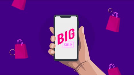 big sale offer promotion animation