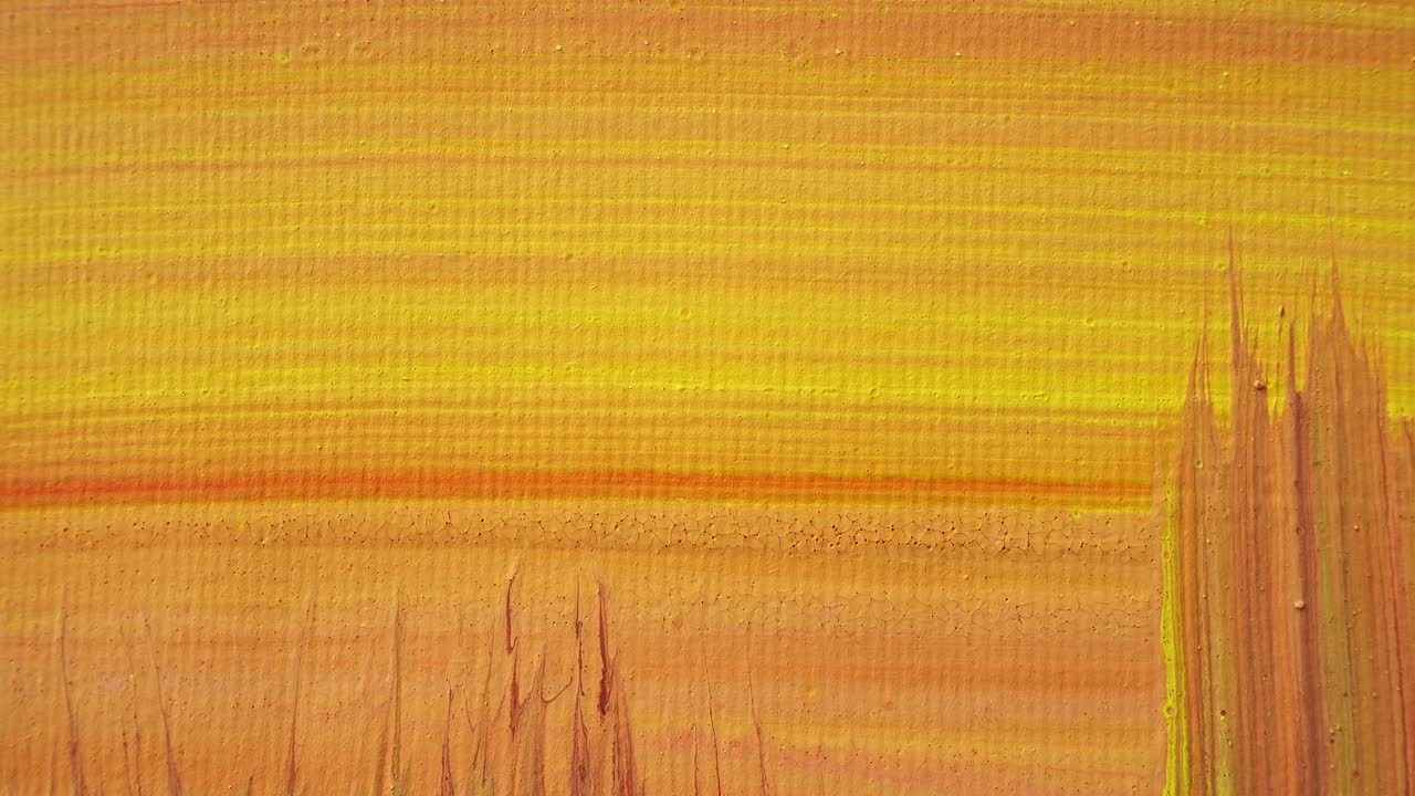ガッシュで描かれた抽象画。動きのある絵の撮影