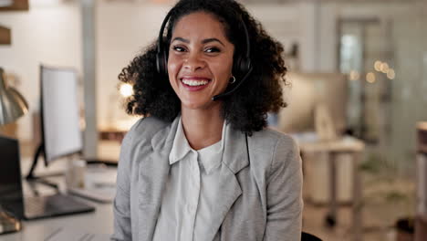 Rostro,-Call-Center-O-Mujer-Con-Telemarketing