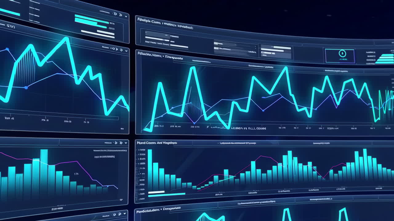 Financial Dashboard with Multiple Graphs
