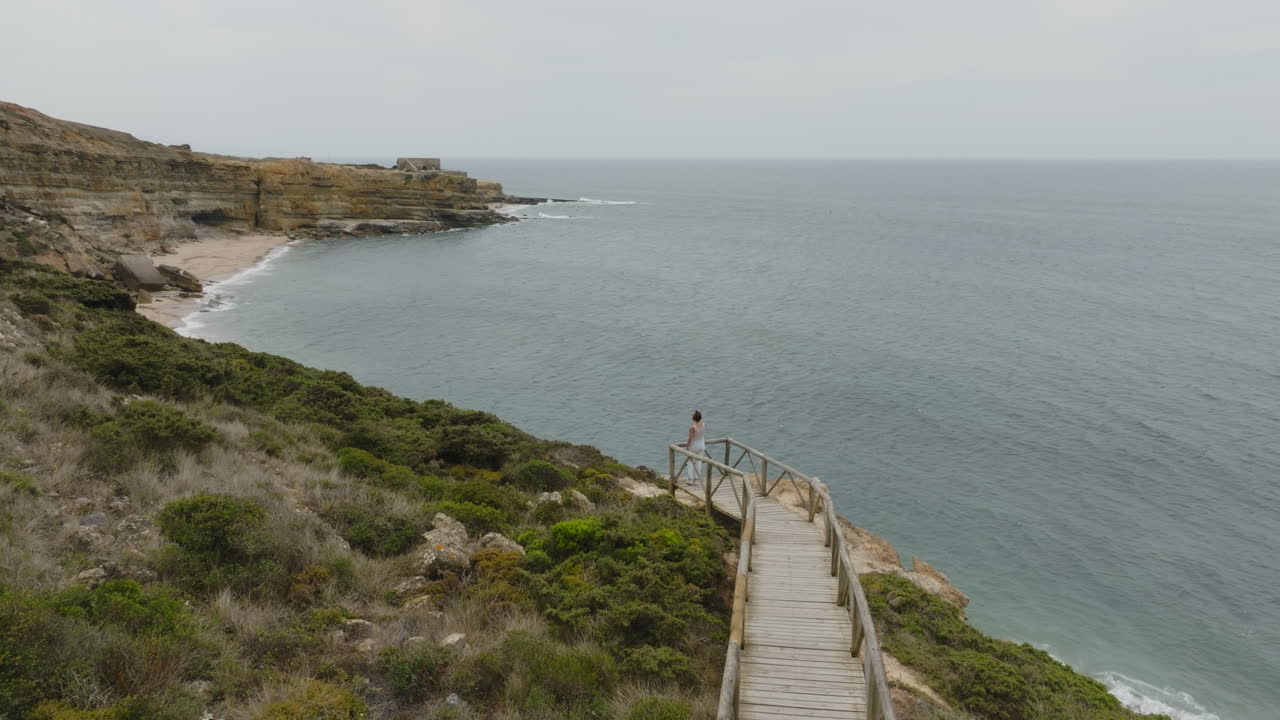 Coastal Walkway with Ocean View