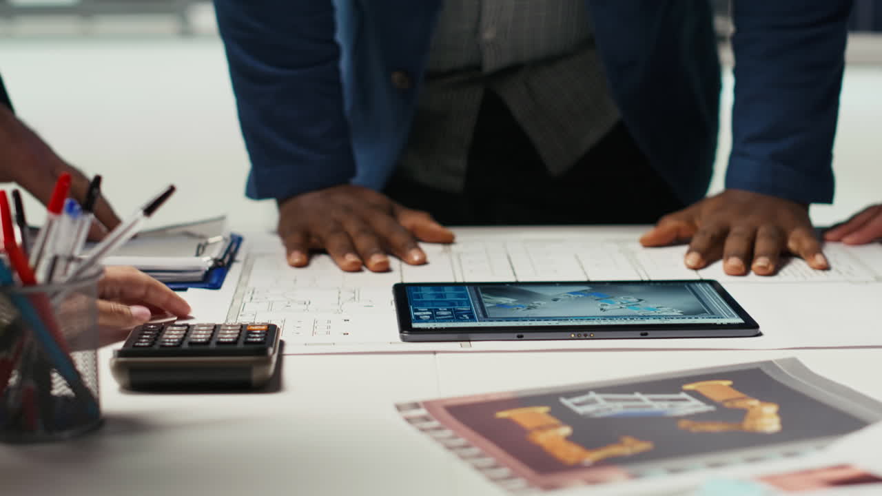 Factory Experts Design Assembly Facility Production Lines In Tablet Cad Program