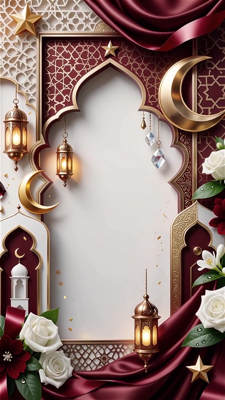 Compleanno del Profeta Maometto Mawlid al-Nabi Sfondo Islamico