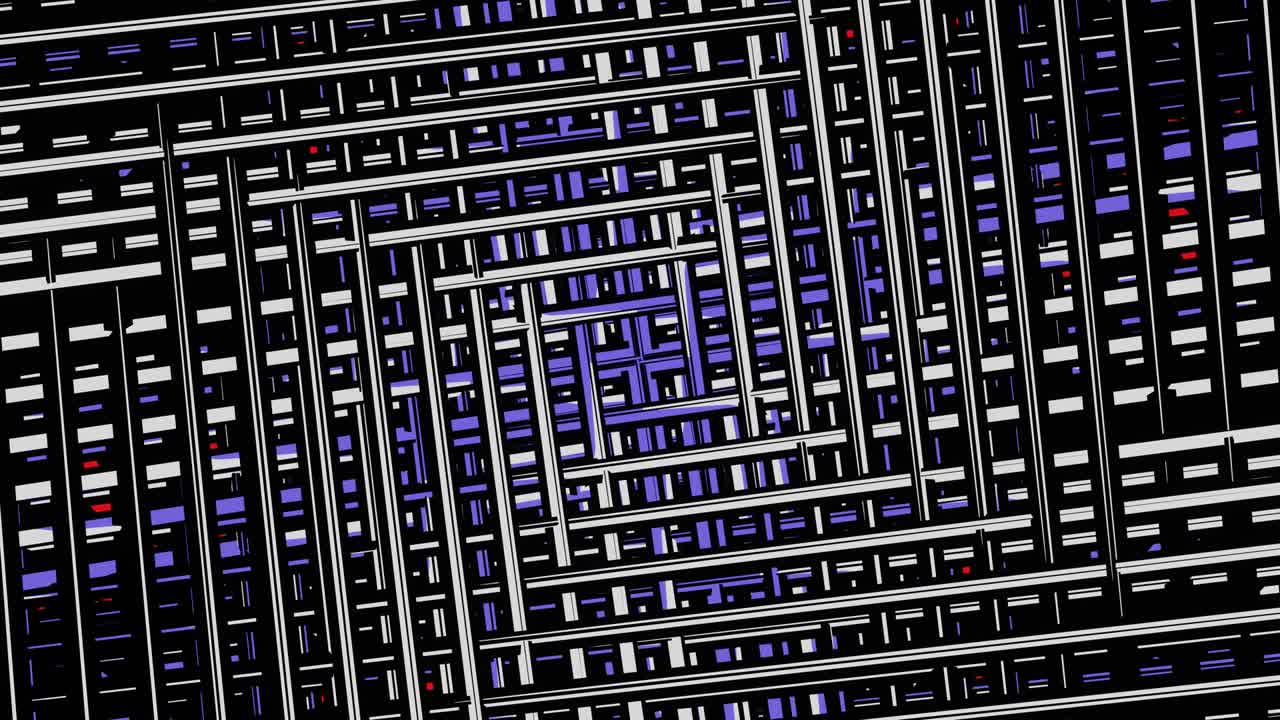 el patrón de malla abstracto vj animación de bucle