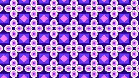 el patrón retro púrpura en la animación de diapositivas de fondo de estilo geométrico