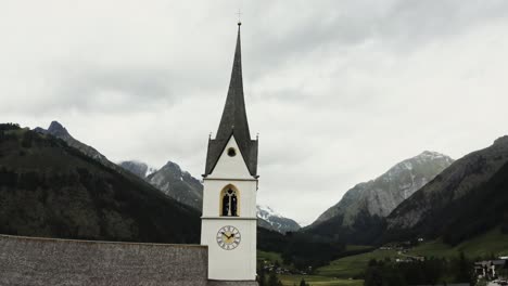 alpine church tower