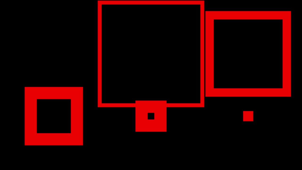 Shape animation square motion graphics