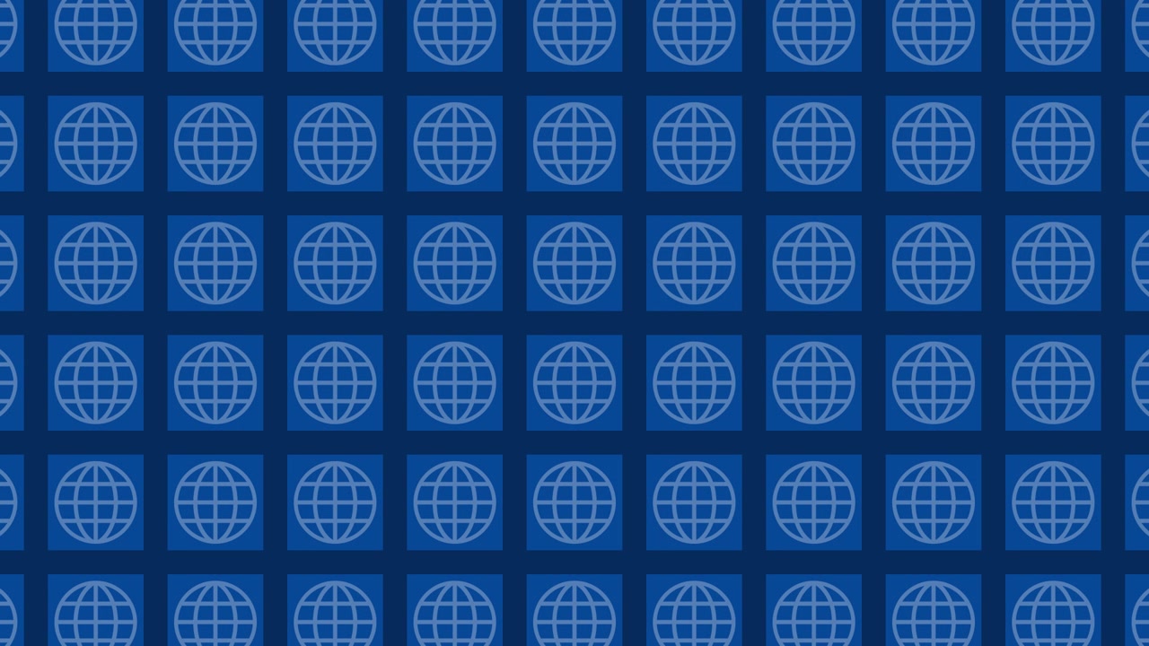 Repeating Globe Pattern