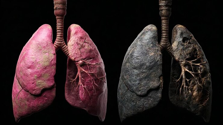 A Visual Comparison of Healthy and Diseased Lungs: An Insight into the Different States of Pulmonary Health and the Impact of Disease on Lung Function and Appearance