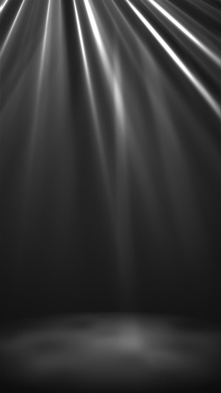 Abstract Vertical Light Beams Motion Loop