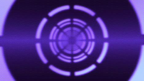 fondo de movimiento que muestra el punto de vista en primera persona volando a través de túneles digitales abstractos futuristas