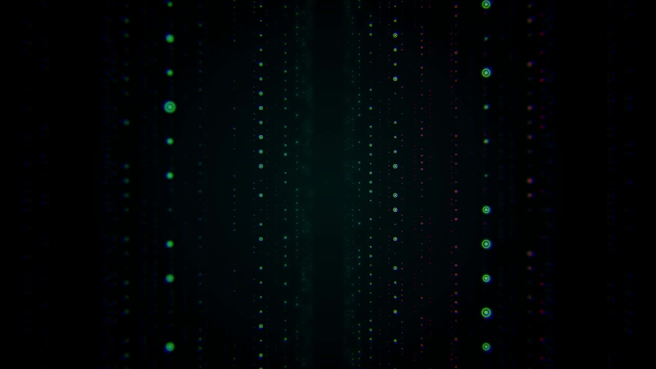 Multi Colored Particle Animation Background