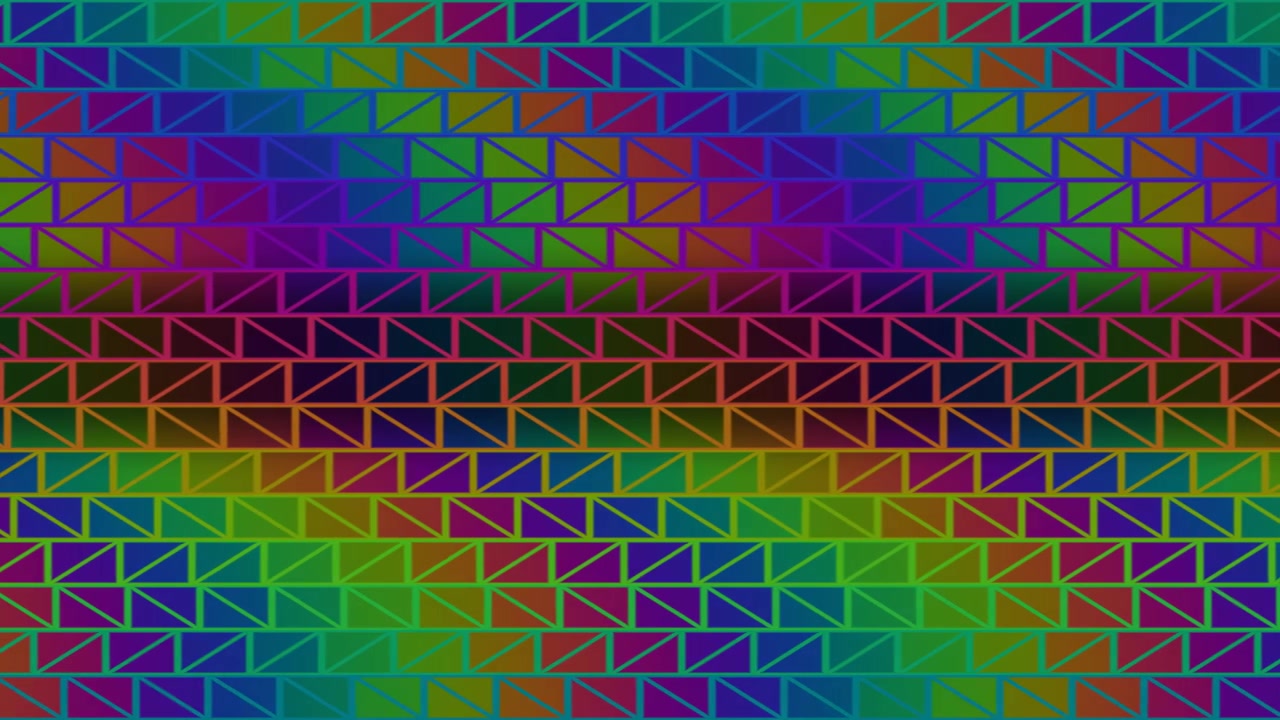 Colorful fractured light background featuring vibrant hues and dynamic patterns. Ideal for use in artistic projects, video editing, and digital presentations