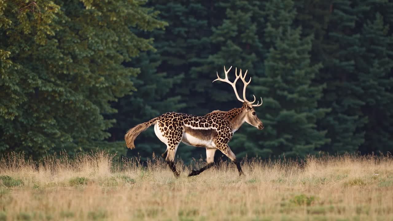 Spotted Deer in Forest