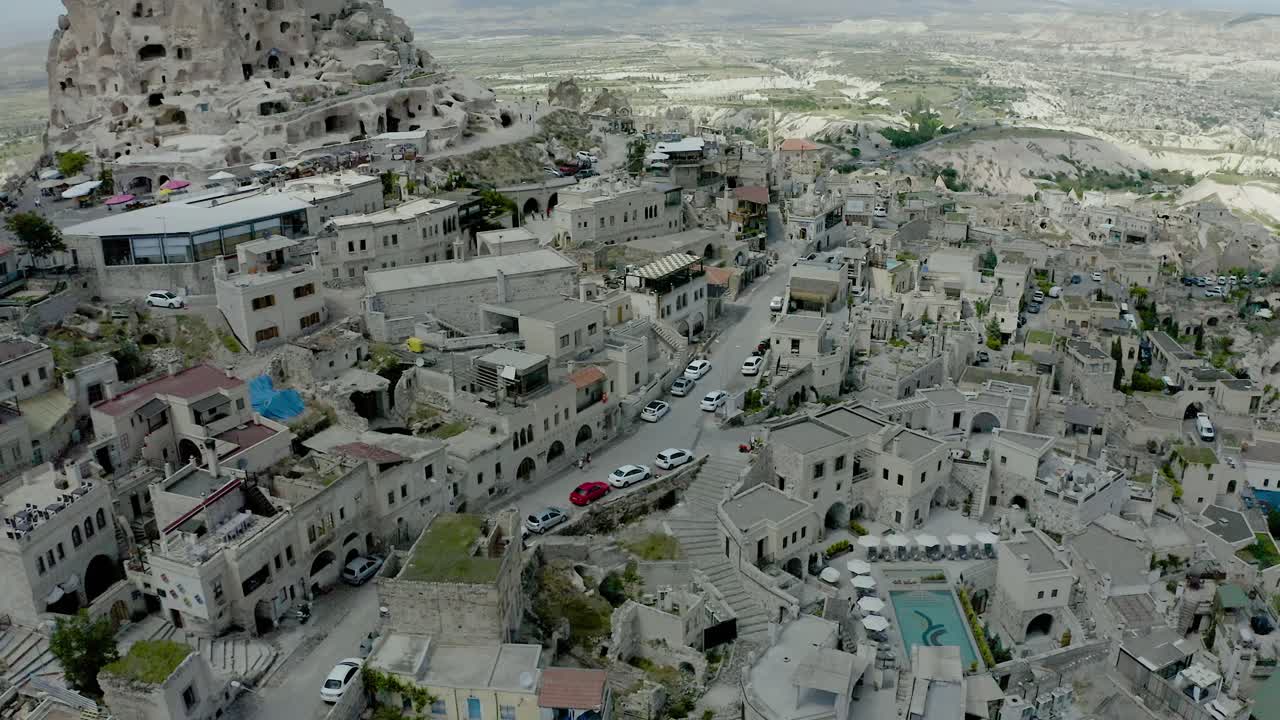 the city of cappadocia in turkey.