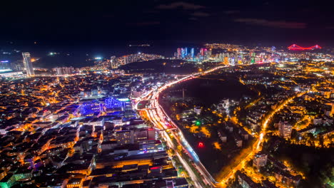 Istanbul Cityscape at Night