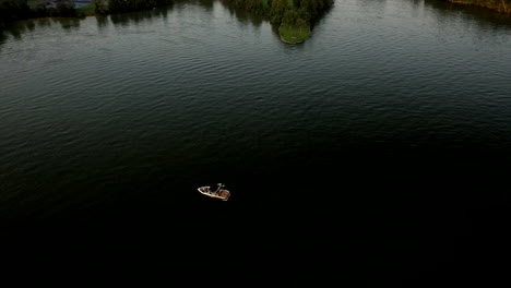 flying over the concord park soccer field by the shores of the tennessee river