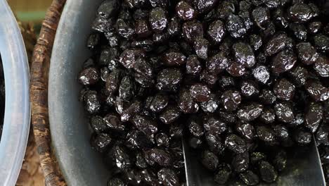 black olives