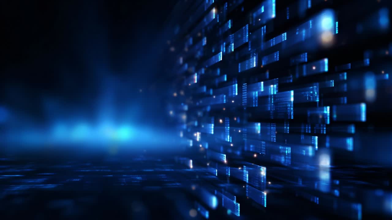 Futuristic Digital Network