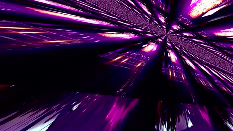 moving lights in an image with combined lines for discotheques with rotation mill in colors