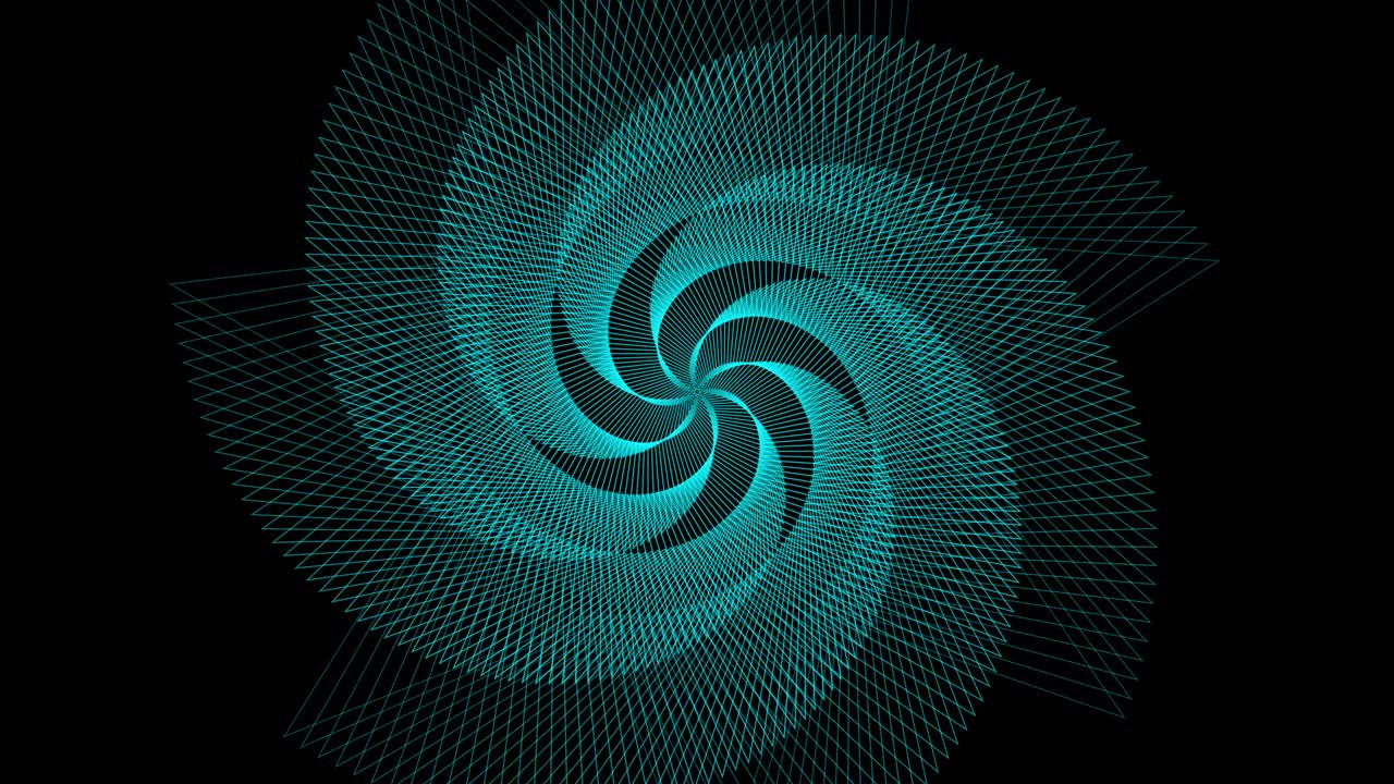 방사선 녹색 소용돌이 라디오 파동