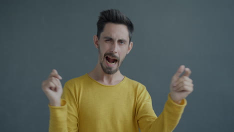 man dancing