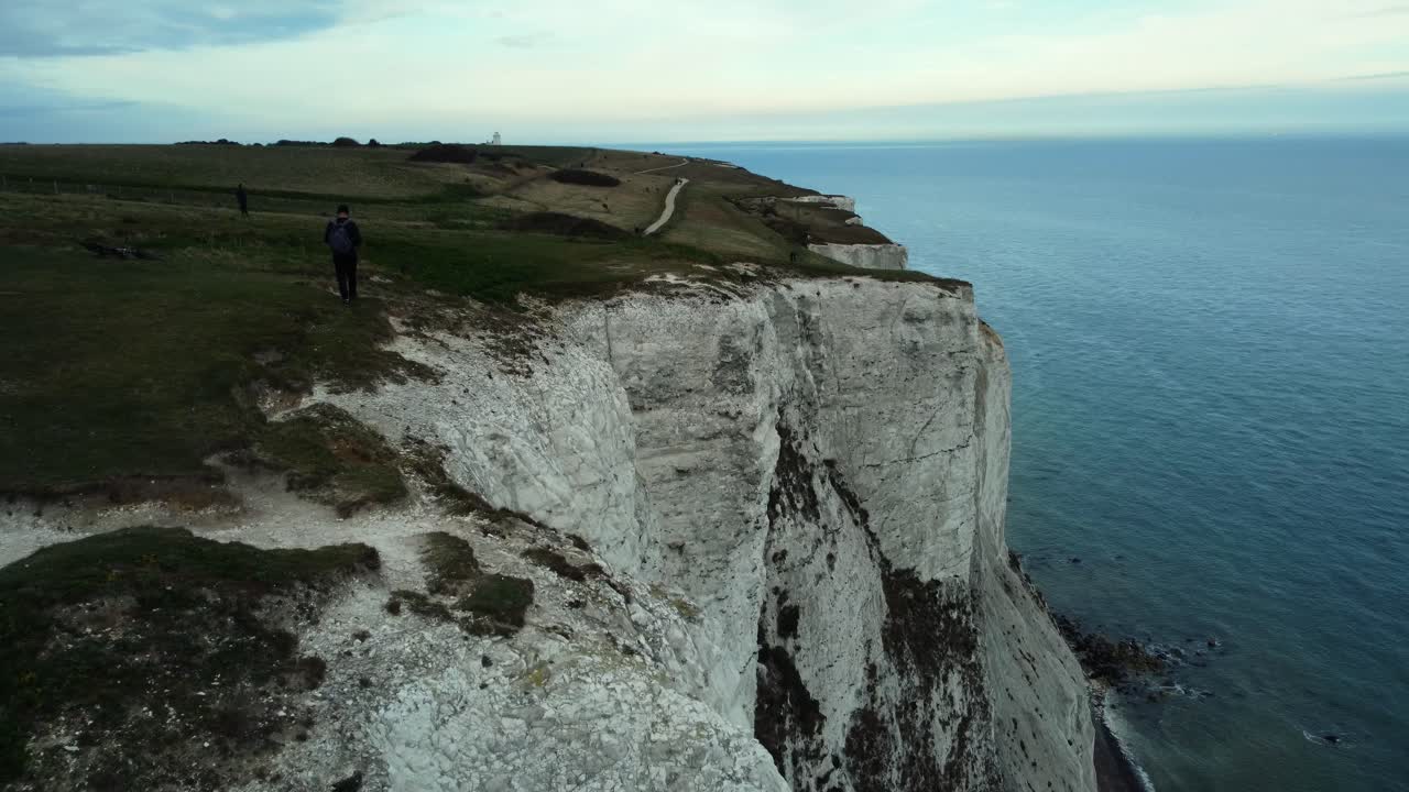 Scenic View of Cliffs by the Sea
