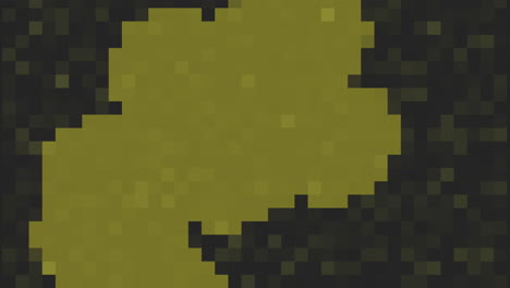 abstracto patrón pixelado amarillo y negro elemento de diseño versátil