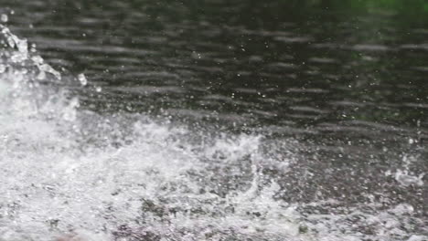 slow motion of sea water foam waves boat ferry cruise sale the ocean