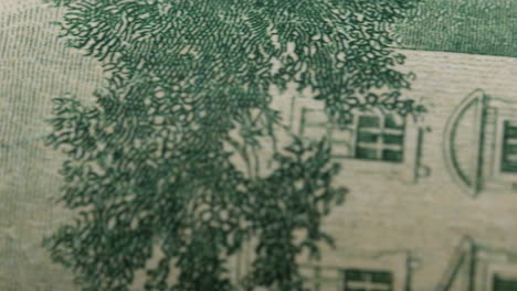 Foto-Macro-De-Un-Billete-De-Dólar-Americano-Girando-Lentamente