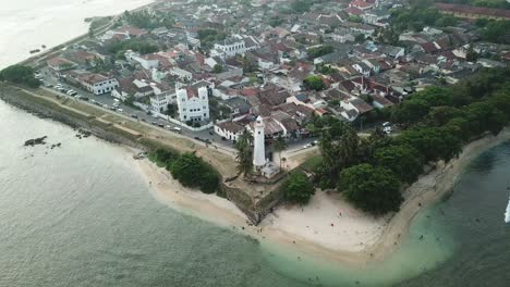 aerial view of galle fort, sri lanka