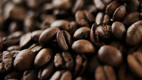 close-up of coffee beans