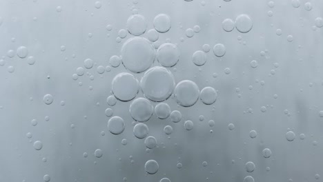 artistic of oil drop floating on the water