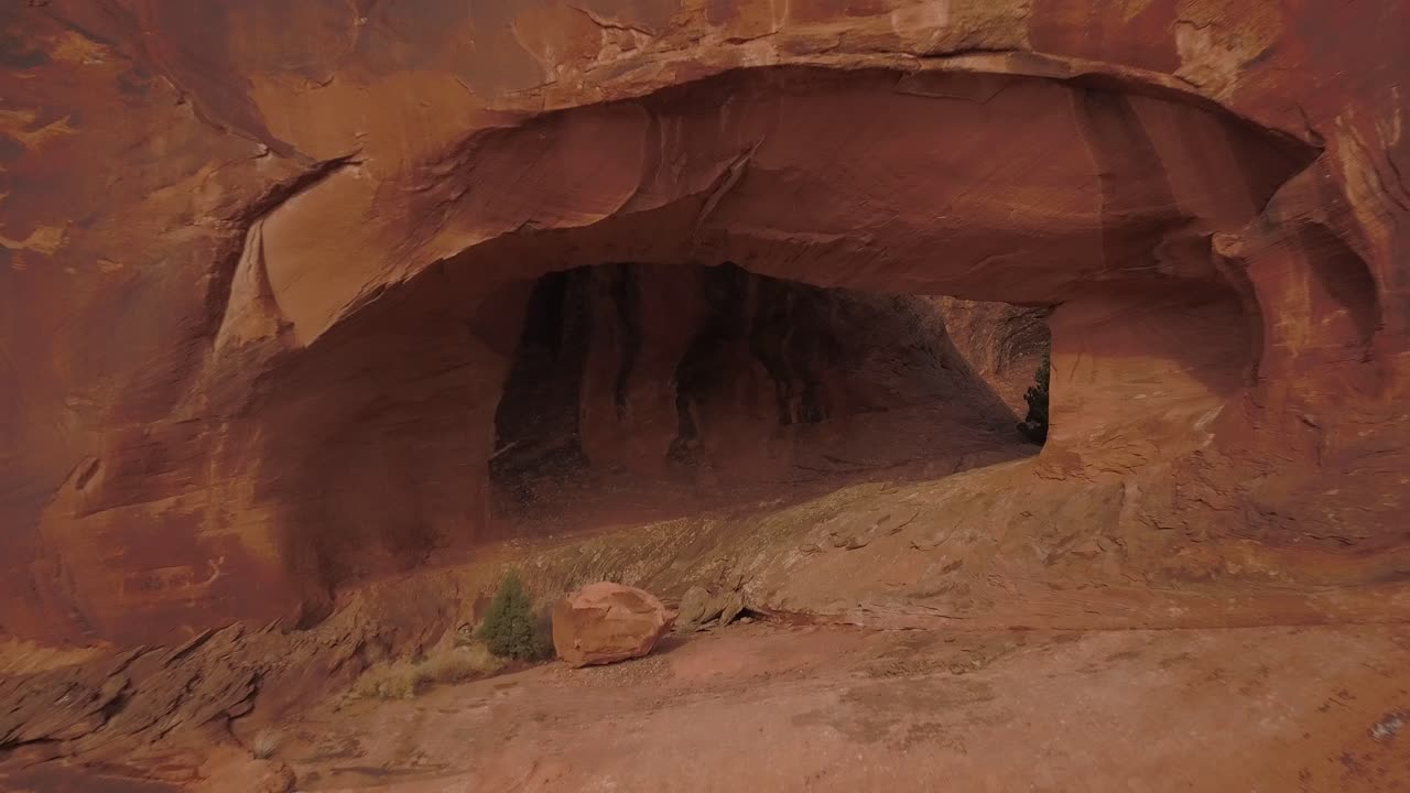 Riprese aeree di Moab, Utah, in primavera.