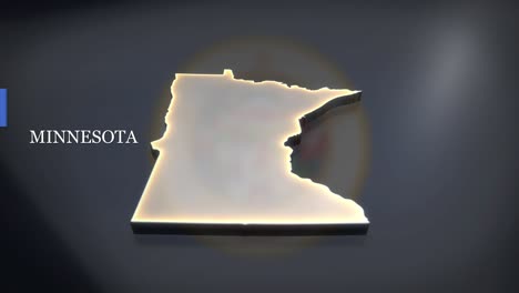 3d animated map of minnesota