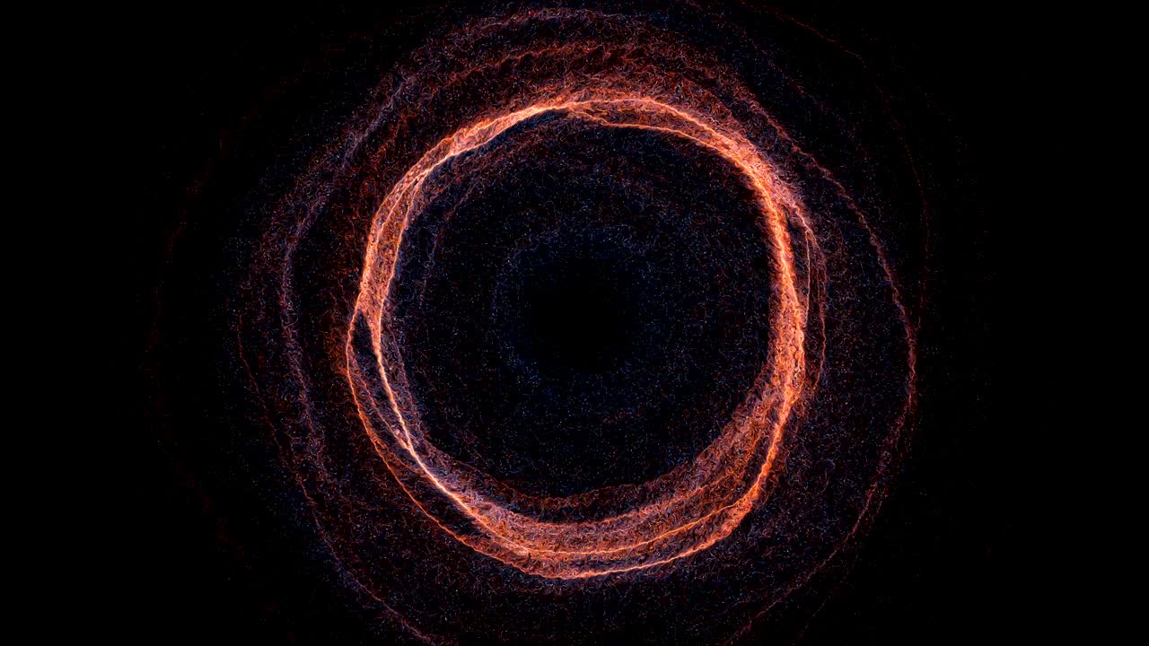 agujero negro futurista. fondo de espacio abstracto. telón de fondo de renderización 3d